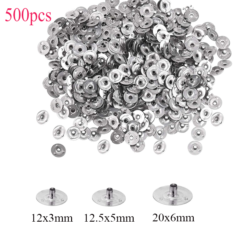 Candle Supplies Storage - 500 Pieces Candle Wick Metal Sustainer
