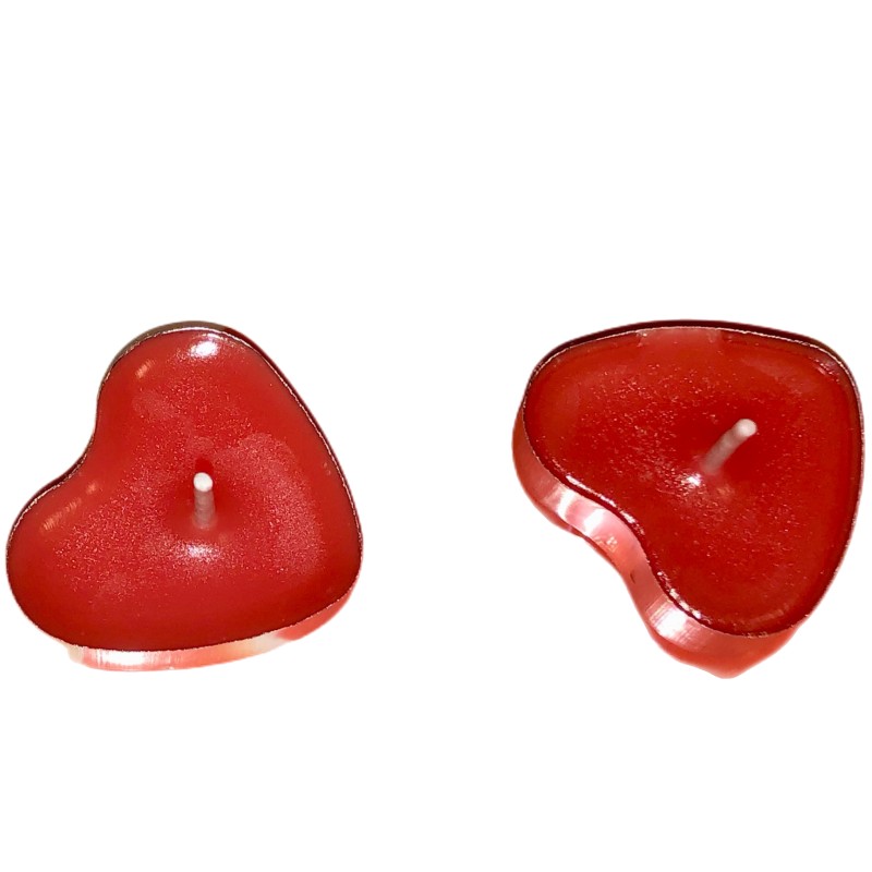 100 Sets Heart shaped Empty Al - Candle Supplies Storage recension och pris