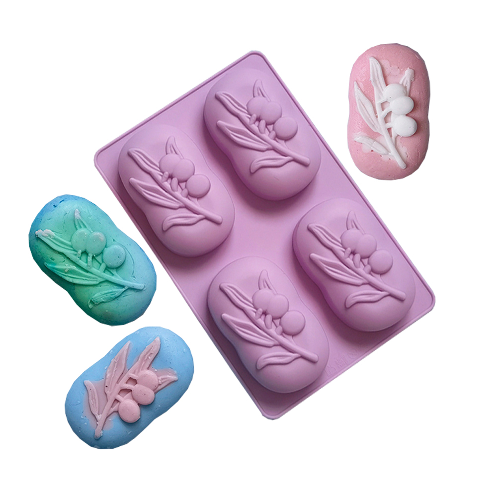 4 Cavities Oval Olive Tree Sil - Candle Supplies Storage recension och pris