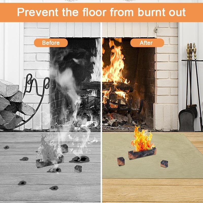 Camping Fireproof Mat Heat Res - Heat Resistant Mat recension och pris