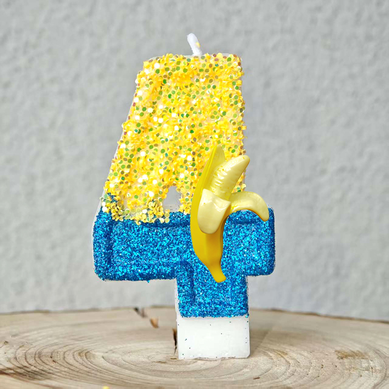 Cute Yellow Banana Man Candle  - Zebra Candle Supplies recension och pris