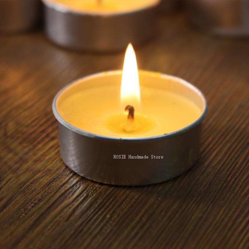 Empty Tea Wax Circular Aluminu - Candle Supplies Storage recension och pris