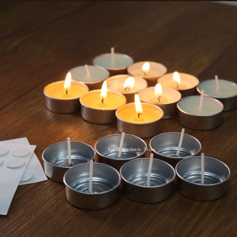 Empty Tea Wax Circular Aluminu - Candle Supplies Storage recension och pris