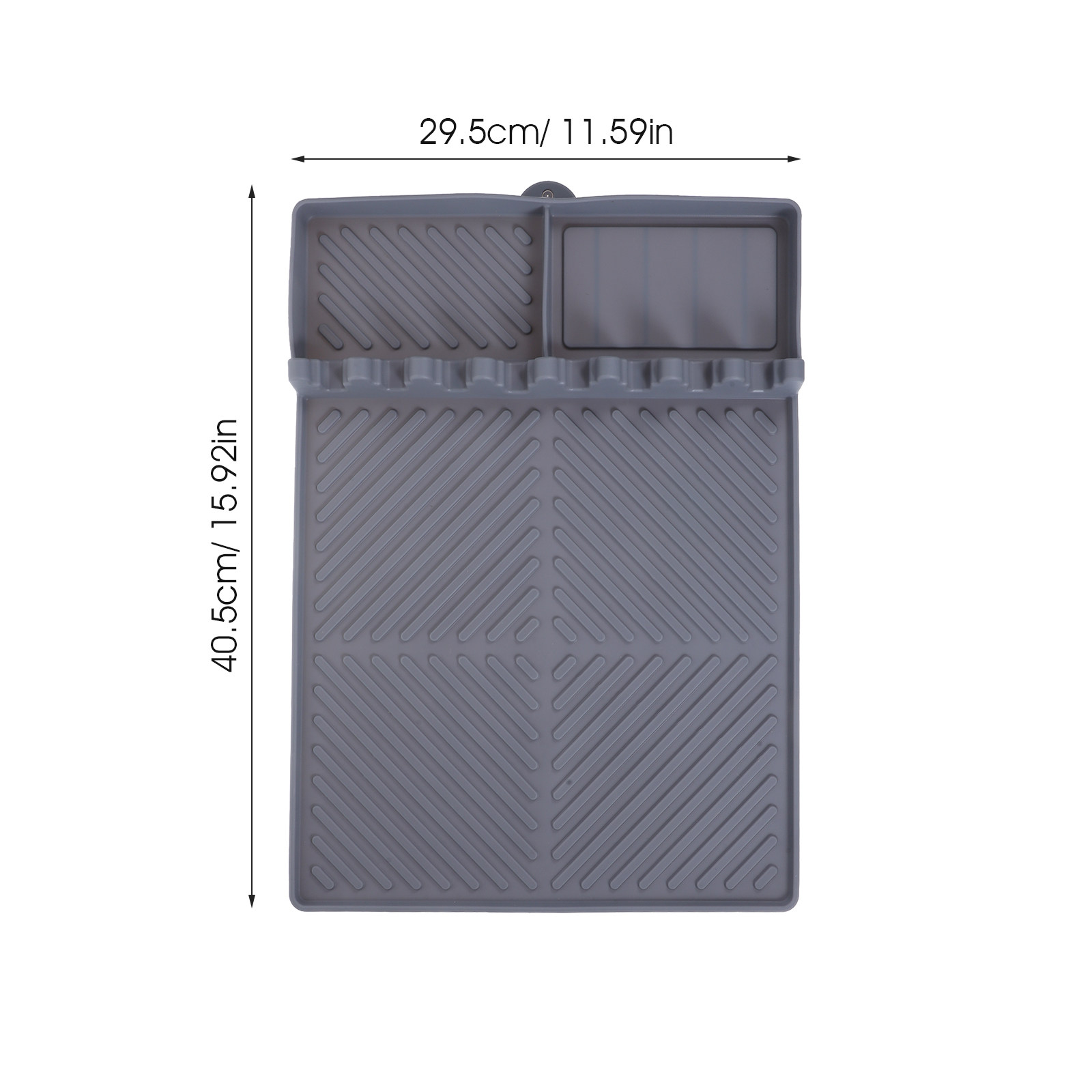 Silicone Grill Side Shelf Mat  - Heat Resistant Mat recension och pris