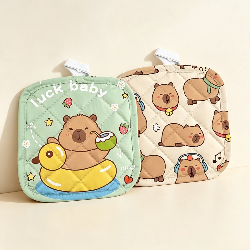 Capybara Cartoon Heat Resistan - Heat Resistant Mat recension och pris