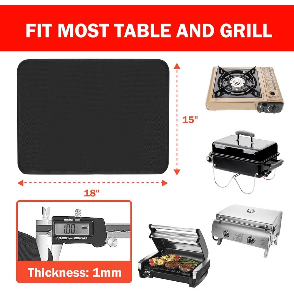 15 x 18 Grill Mat - Heat Resis - Heat Resistant Mat recension och pris