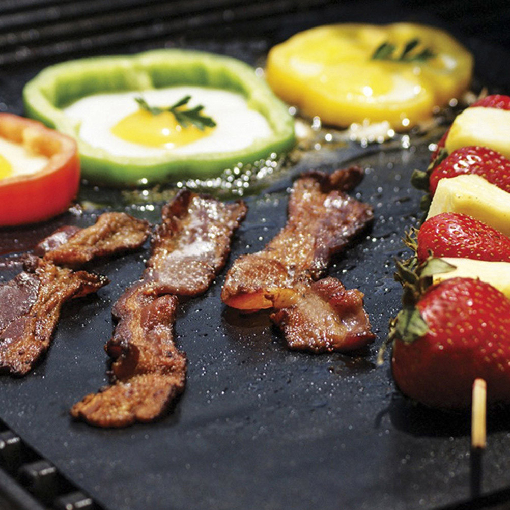 3Pcs Nonstick Bbq Mats Tpfe He - Heat Resistant Mat recension och pris