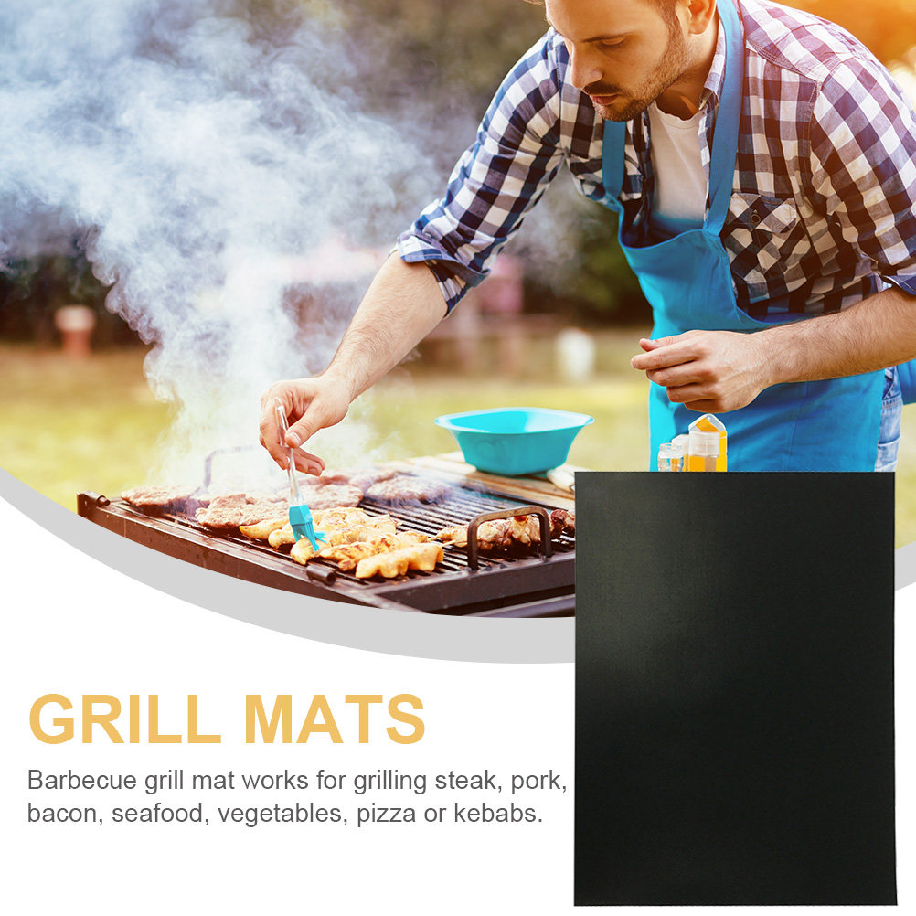 3Pcs Grill Mat Non-Stick Food  - Heat Resistant Mat recension och pris
