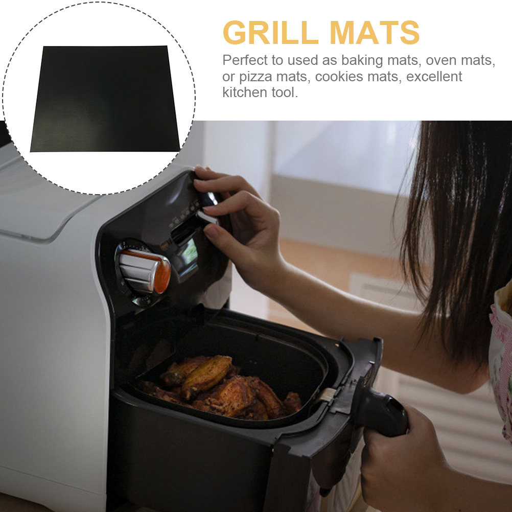 3Pcs Grill Mat Non-Stick Food  - Heat Resistant Mat recension och pris