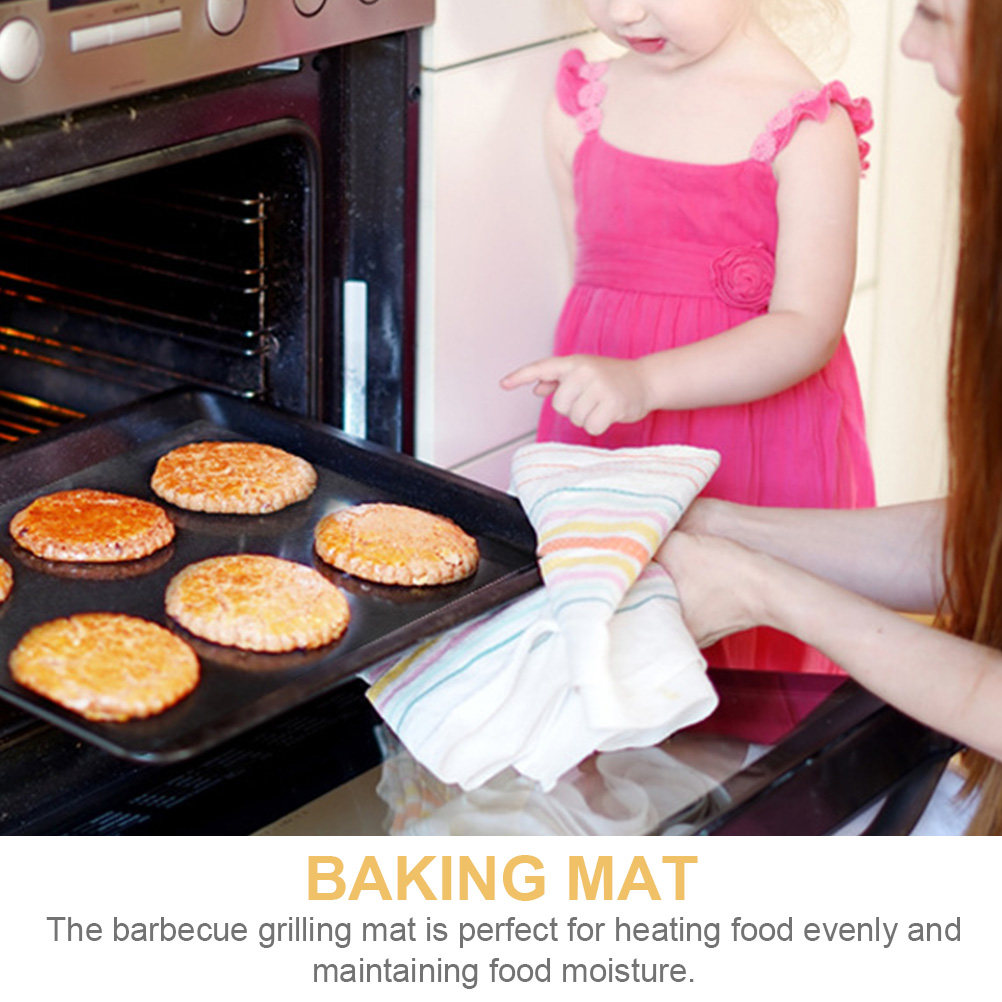 3Pcs Grill Mat Non-Stick Food  - Heat Resistant Mat recension och pris
