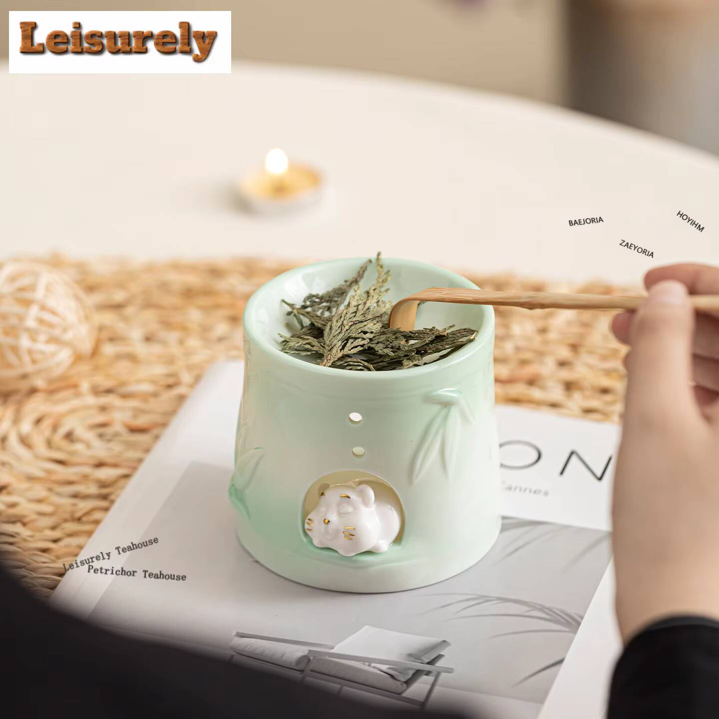 Bamboo Rat Incense Holder Zen  - Zen Candle Supplies recension och pris