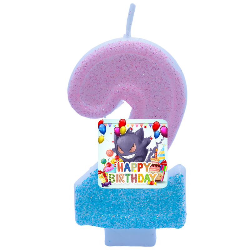 Pokemon Gengar Candles Themed  - Zebra Candle Supplies recension och pris