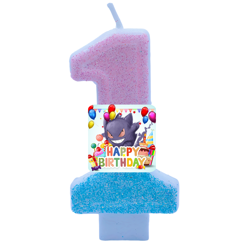 Pokemon Gengar Candles Themed  - Zebra Candle Supplies recension och pris