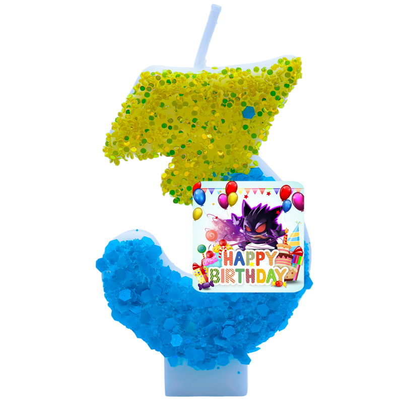 Pokemon Gengar Candles Themed  - Zebra Candle Supplies recension och pris