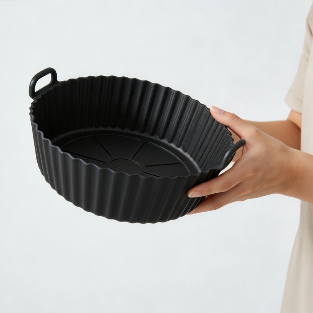 Round Silicone Air Fryer Liner - Heat Resistant Mat recension och pris