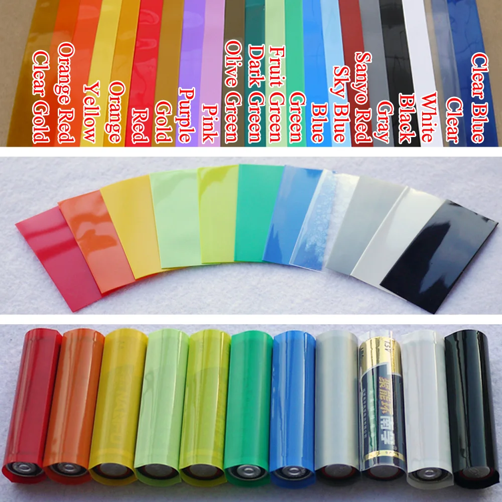 25~500pcs AA / AAA/18650/21700 - Shrink Sleeve Pvc recension och pris
