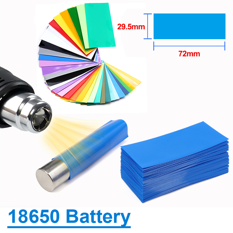 25~500pcs AA / AAA/18650/21700 - Shrink Sleeve Pvc recension och pris