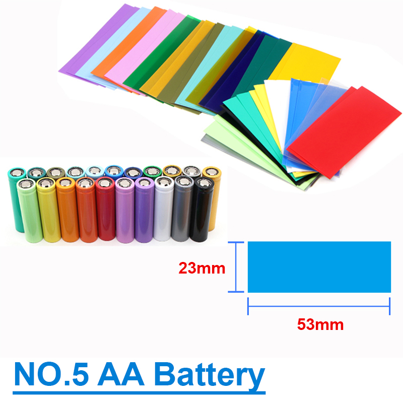 25~500pcs AA / AAA/18650/21700 - Shrink Sleeve Pvc recension och pris