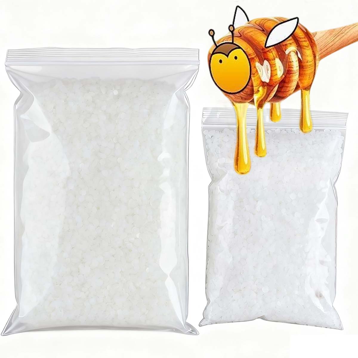 200g-1000g White Beeswax Pure  - Candle Supplies Storage recension och pris