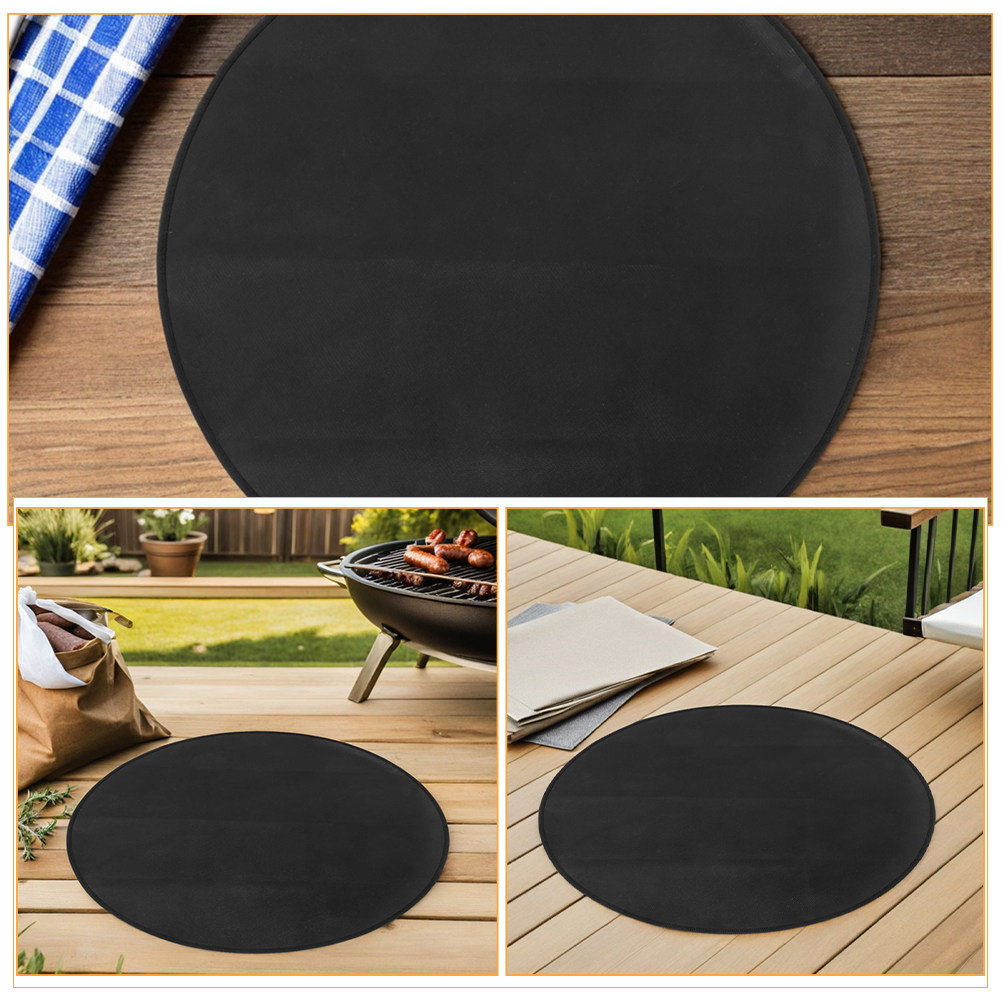 Round Fireproof Bbq Mat Heat R - Heat Resistant Mat recension och pris