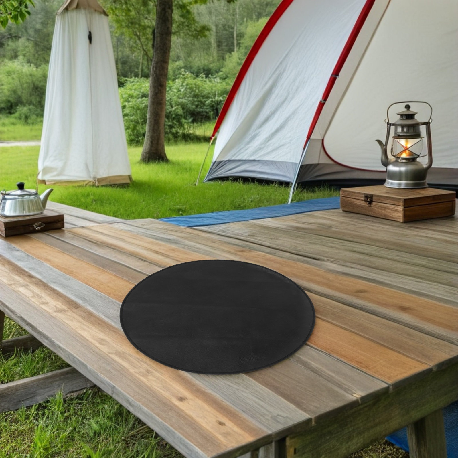 Round Fireproof Bbq Mat Heat R - Heat Resistant Mat recension och pris