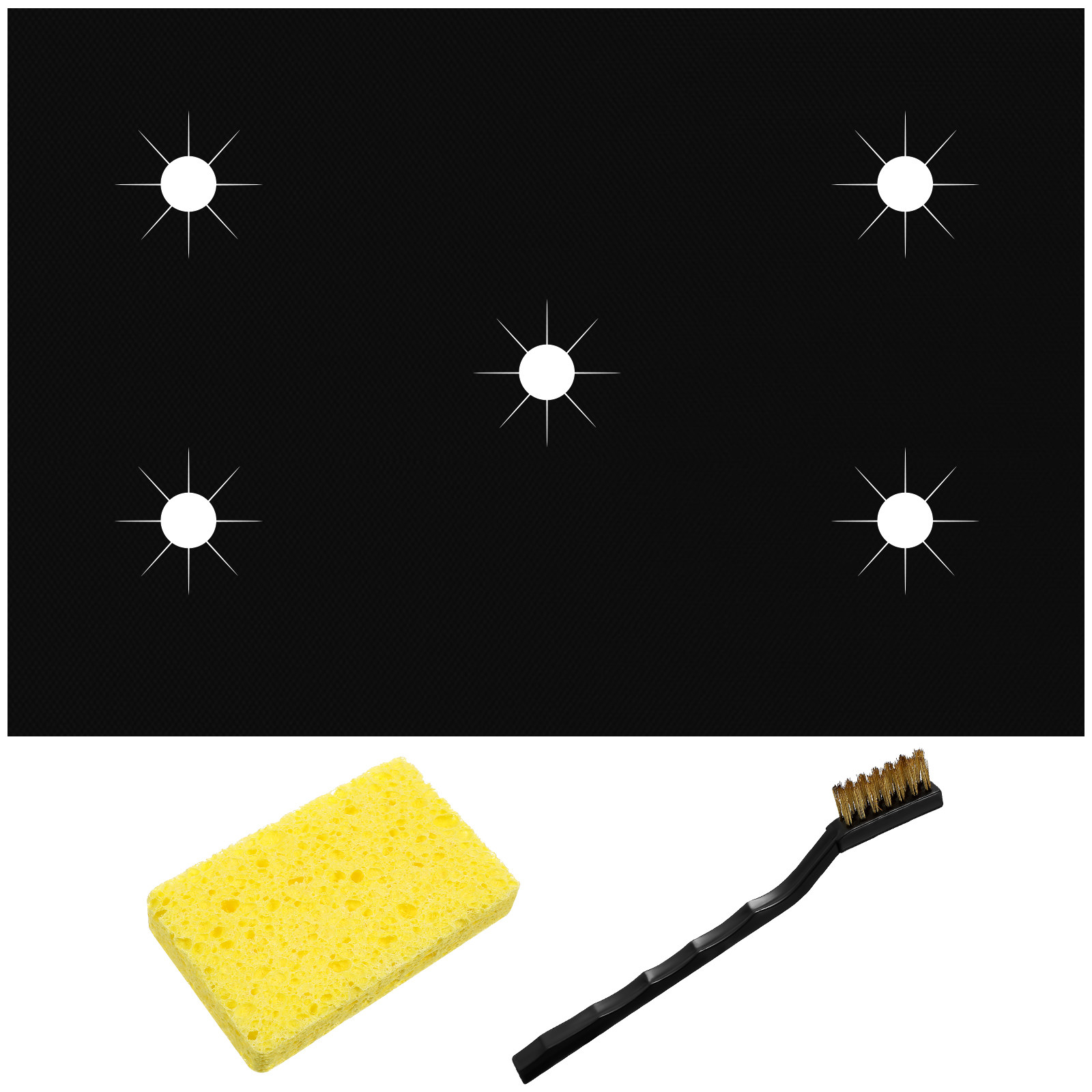 1Set Stove Top Cover for Gas C - Heat Resistant Mat recension och pris