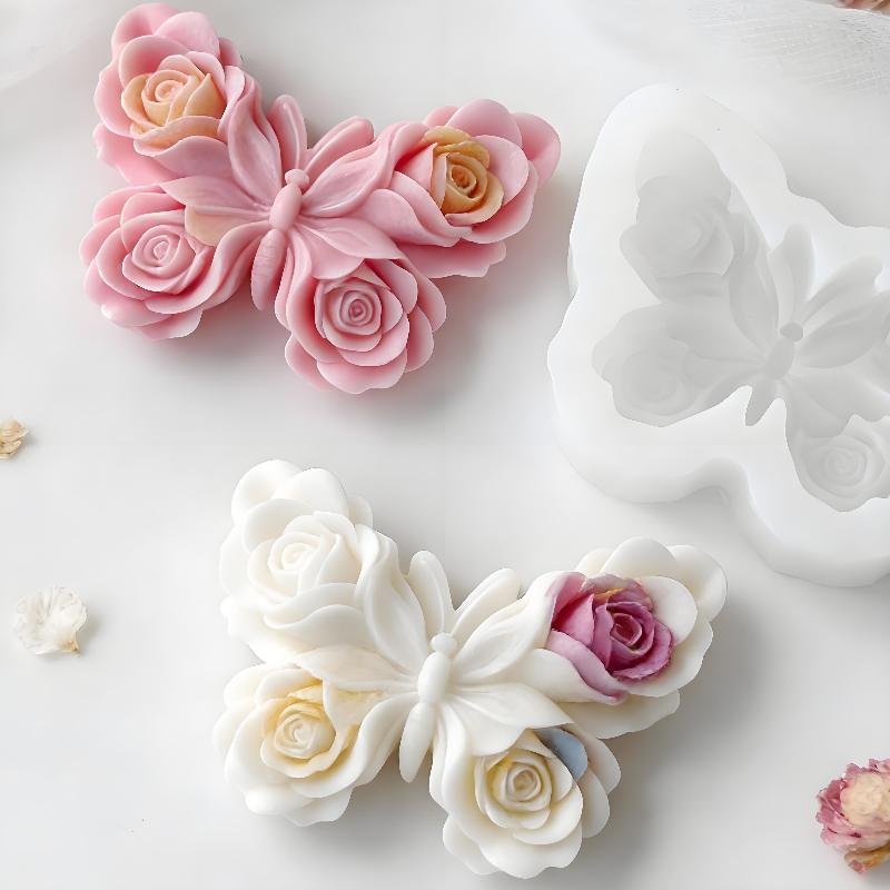 DIY Rose Butterfly Form Silico - Candle Supplies Storage recension och pris