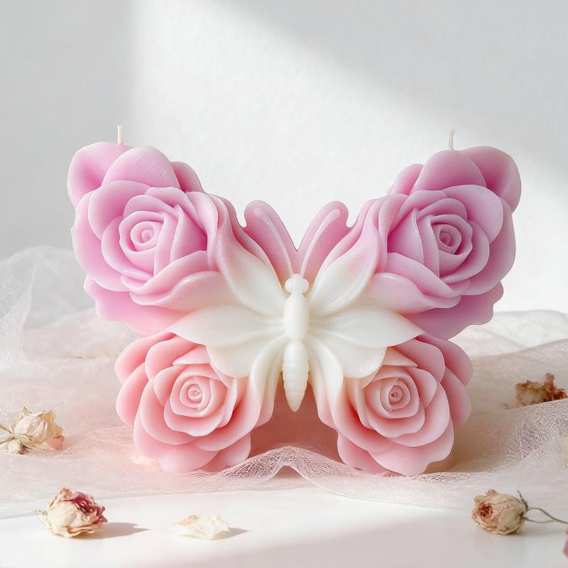 DIY Rose Butterfly Form Silico - Candle Supplies Storage recension och pris