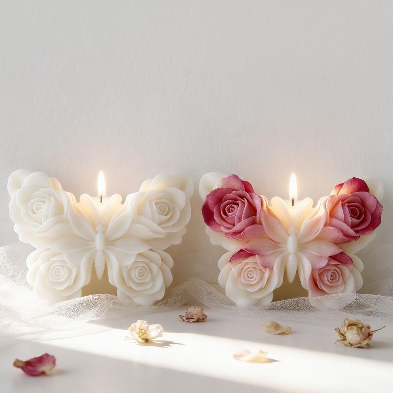 DIY Rose Butterfly Form Silico - Candle Supplies Storage recension och pris