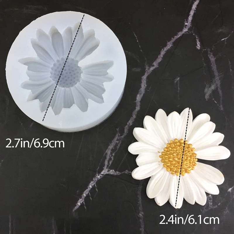 DIY Candle Silicone Mold Daisy - Candle Supplies Storage recension och pris