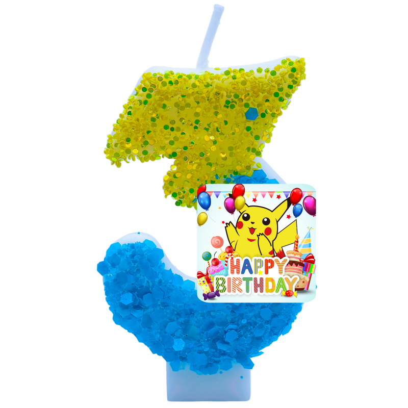 Pokemon Monster Pikachu Candle - Zebra Candle Supplies recension och pris