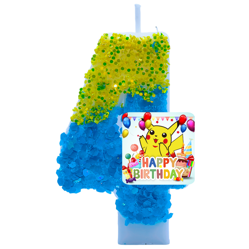 Pokemon Monster Pikachu Candle - Zebra Candle Supplies recension och pris
