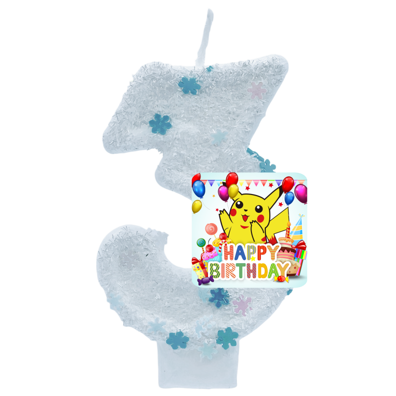 Pokemon Monster Pikachu Candle - Zebra Candle Supplies recension och pris