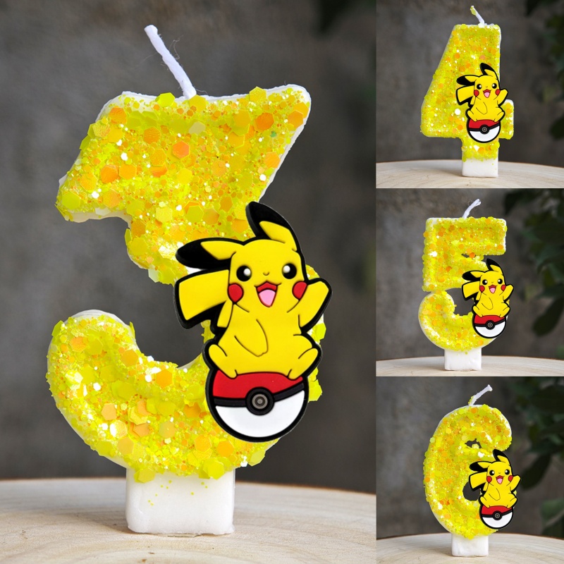 Pokemon Pikachu Candle Monster - Zebra Candle Supplies recension och pris