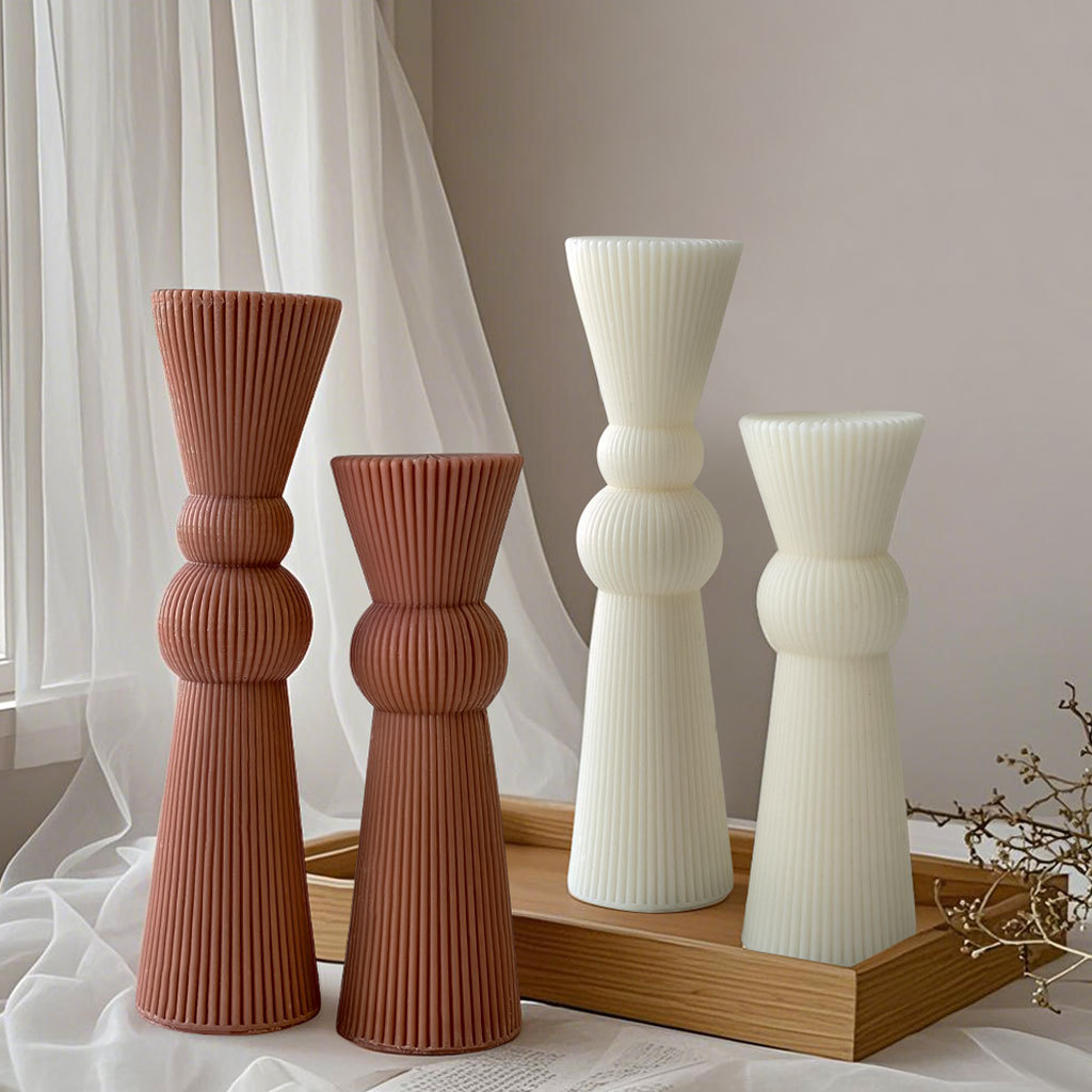 DIY Long Rod Striped Pillar Ca - Candle Supplies Storage recension och pris