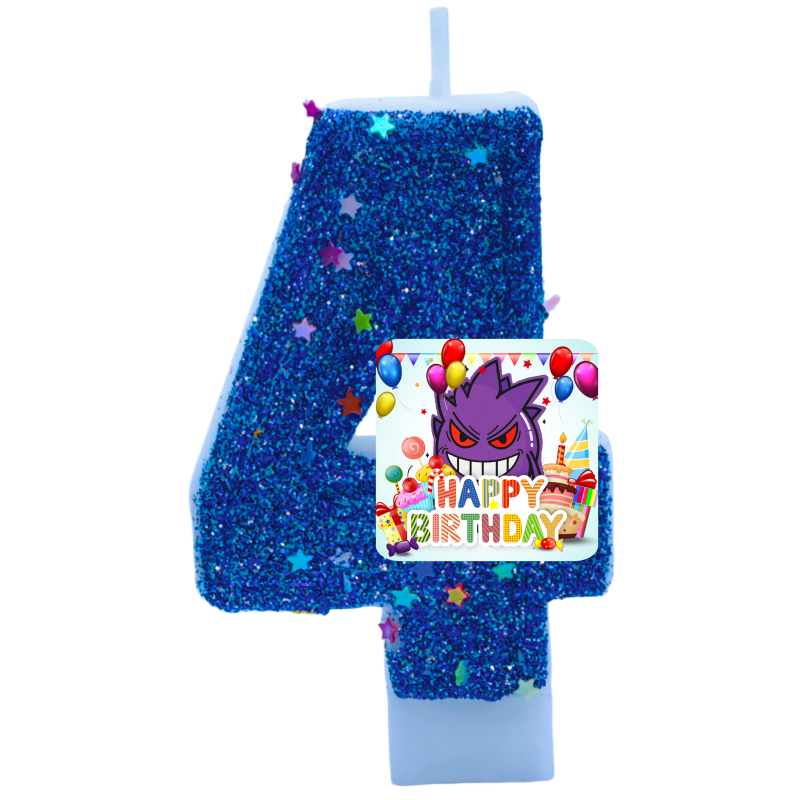 Pokemon Gengar Candles Themed  - Zebra Candle Supplies recension och pris