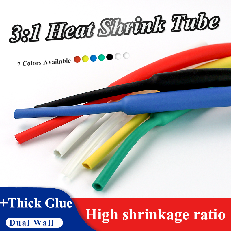 1M/piece 3:1 Heat Shrink Tube  - Shrink Sleeve Pvc recension och pris
